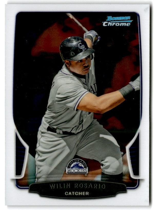 2013 Bowman Chrome Wilin Rosario #174