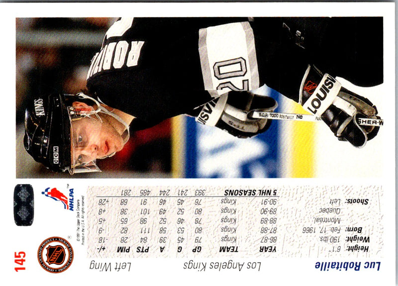 1991 Upper Deck Luc Robitaille