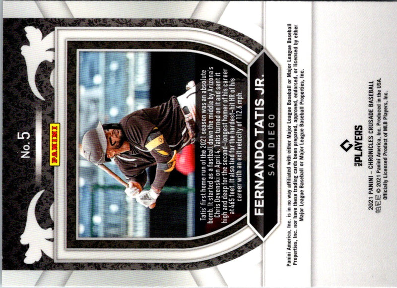 2021 Panini Chronicles Crusade Blue Velocity Fernando Tatis Jr.