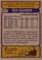 1979 Topps Cream Colored Back Ike Harris #257