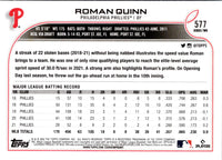 2022 Topps Roman Quinn #577