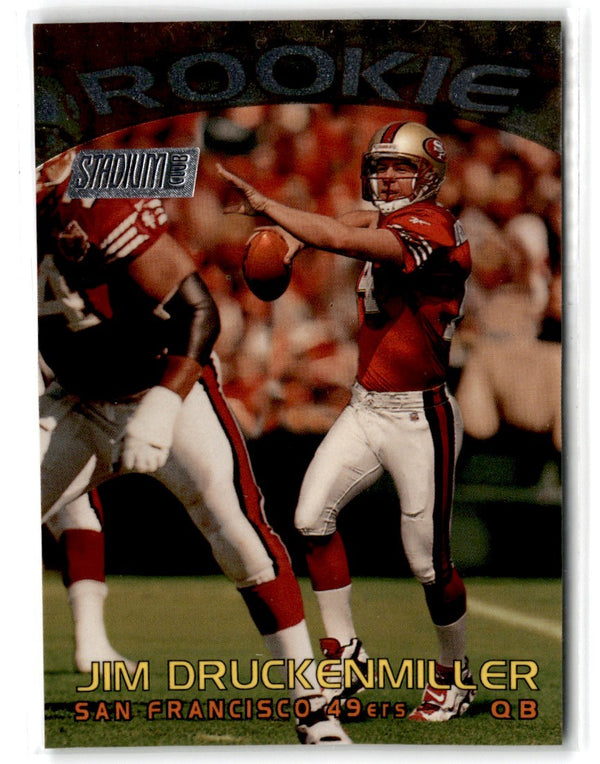 1997 Stadium Club Jim Druckenmiller #15 Rookie