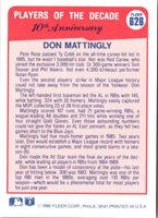 1990 Fleer Don Mattingly #626