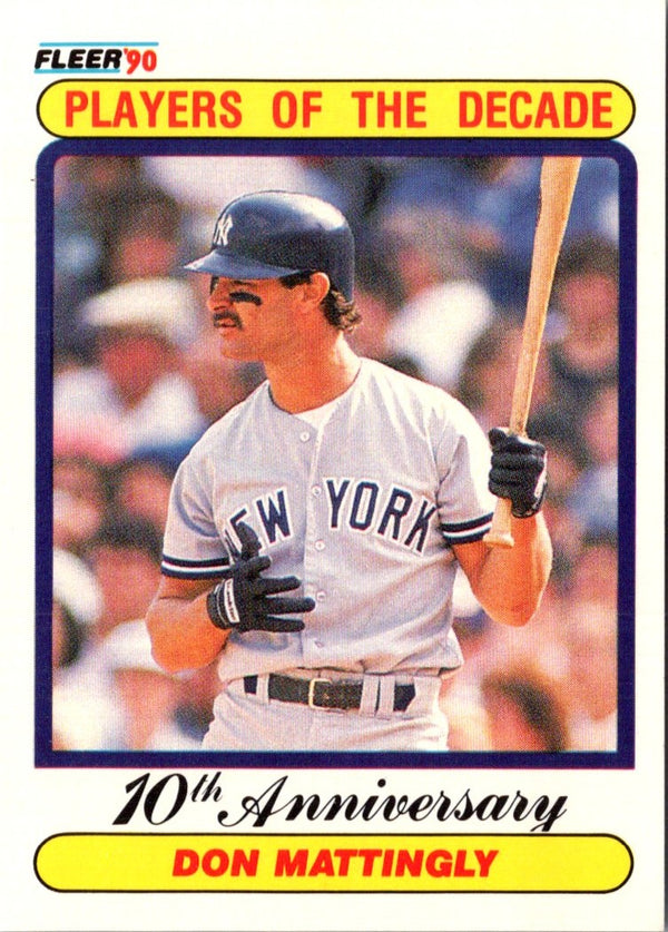 1990 Fleer Don Mattingly #626