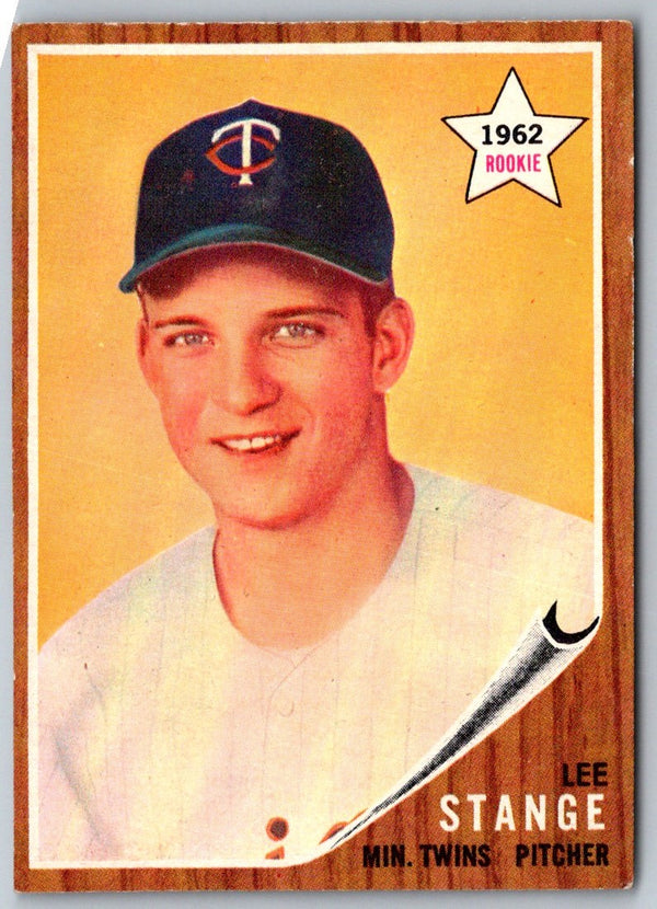 1962 Topps Lee Stange #321 Rookie