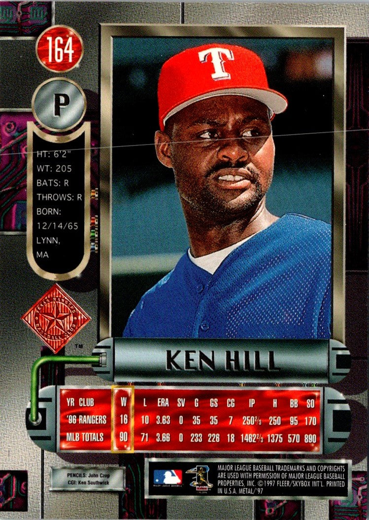 1997 Metal Universe Ken Hill