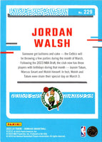 2023 Donruss Green Laser Holo Jordan Walsh #229