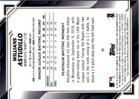 2019 Bowman Platinum Willians Astudillo #91 Rookie
