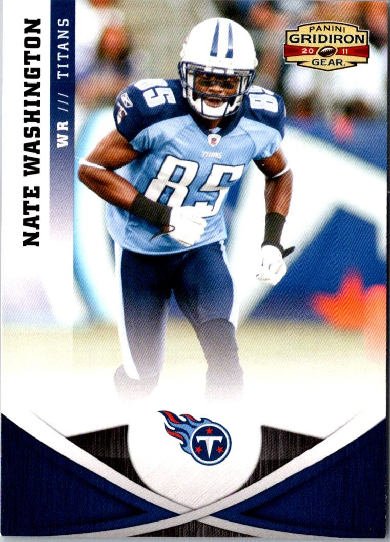 2011 Panini Gridiron Gear Nate Washington