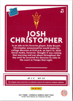2021 Panini Chronicles Draft Picks Pink Josh Christopher #47