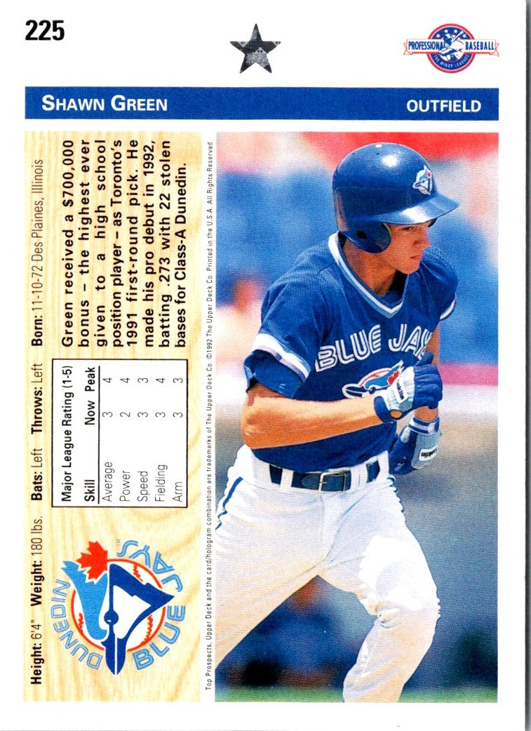 1992 Upper Deck Minors Shawn Green