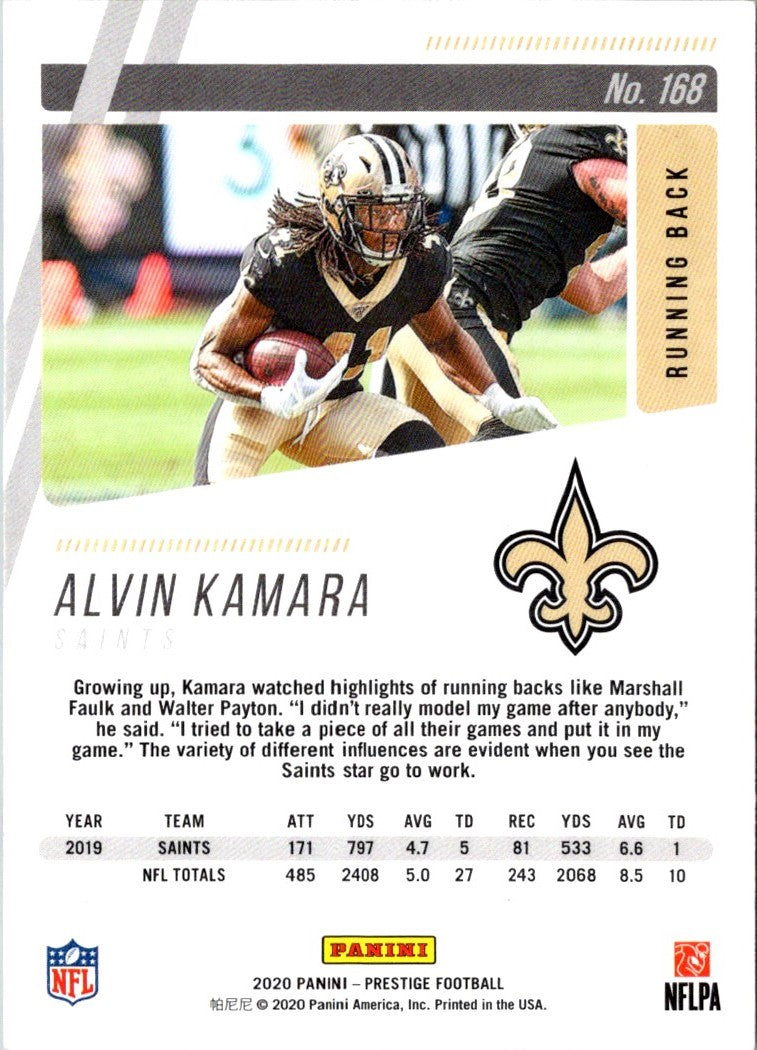 2020 Panini Prestige Alvin Kamara