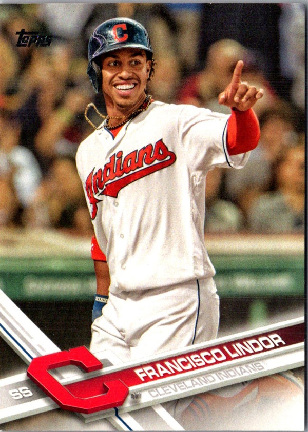 2017 Topps Gold Francisco Lindor #119