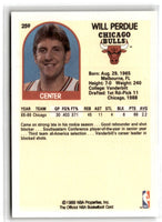 1989 Hoops Will Perdue #259 Rookie