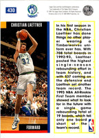 1993 Upper Deck Christian Laettner #430