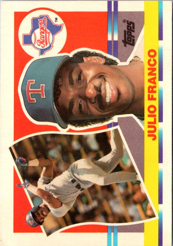 1990 Topps Big Julio Franco #205