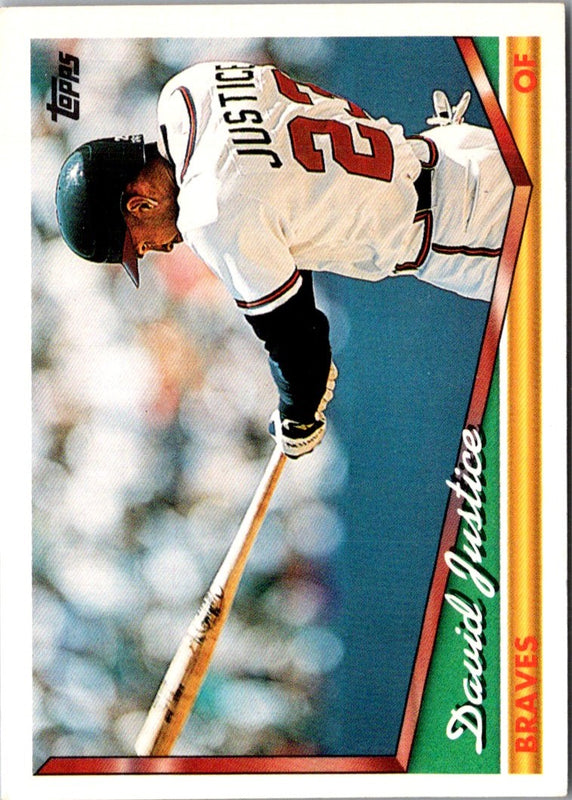 1994 Topps David Justice #630