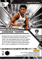 2021 Panini Chronicles Cameron Thomas #375