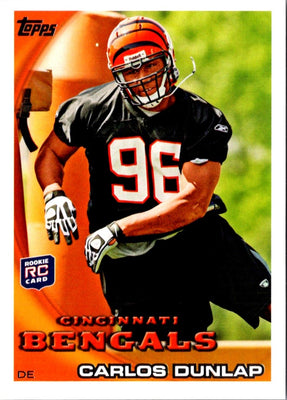 2010 Topps Carlos Dunlap #9 Rookie