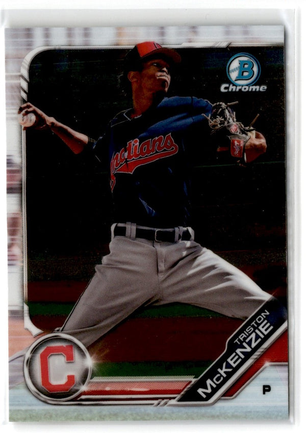 2019 Bowman Chrome Prospects Triston McKenzie #BCP-40