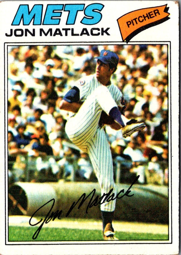 1977 Topps Jon Matlack #440