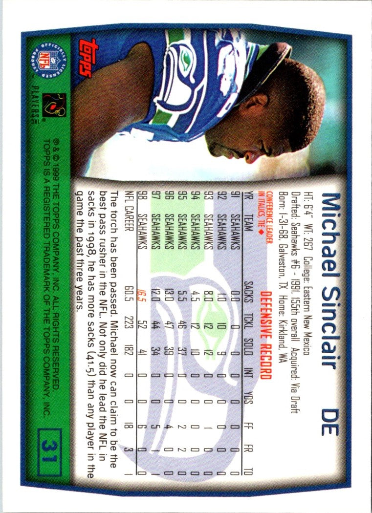 1999 Topps Michael Sinclair