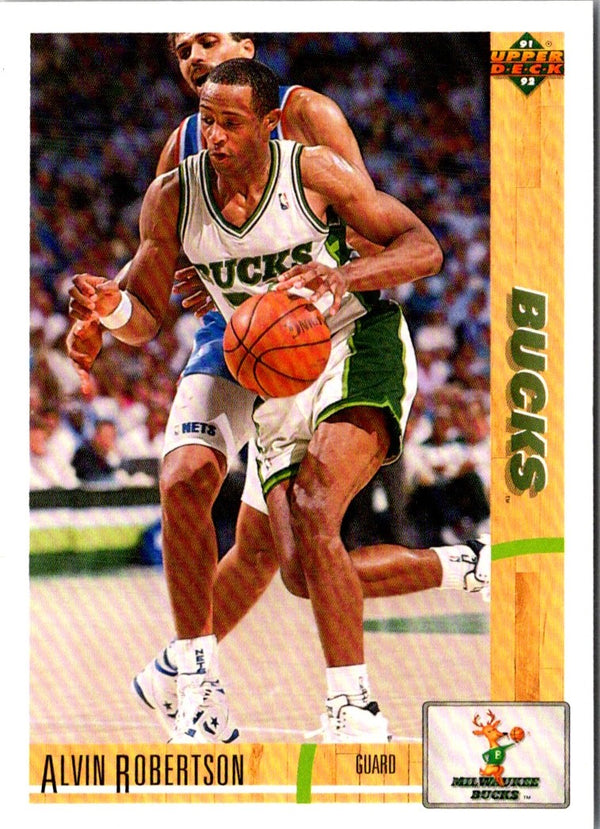 1991 Upper Deck Alvin Robertson #244