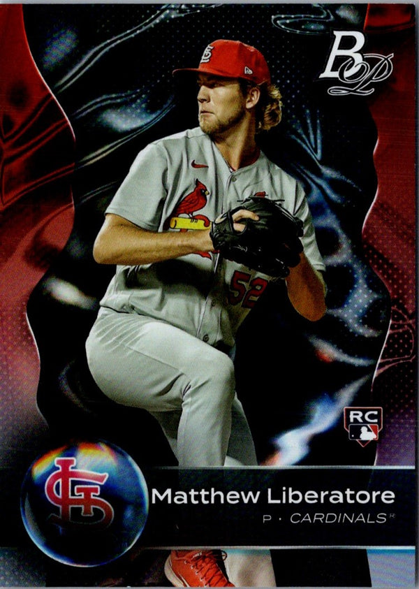 2023 Bowman Platinum Matthew Liberatore #9 Rookie