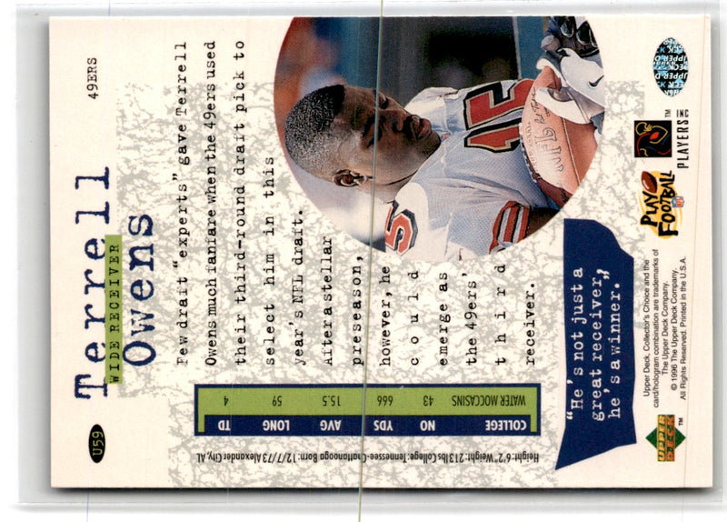 1996 Collector's Choice Update Terrell Owens