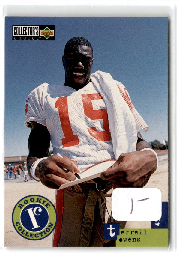 1996 Collector's Choice Update Terrell Owens #U59 Rookie