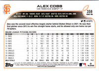 2022 Topps Alex Cobb #359