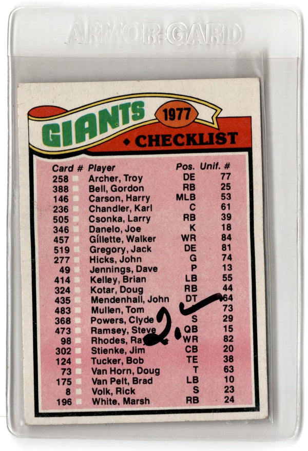 1978 Topps Craig Morton #218