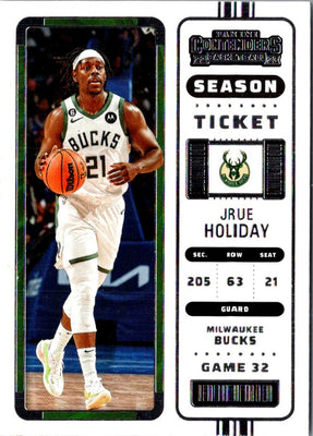 2022 Panini Contenders Season Ticket Jrue Holiday #49