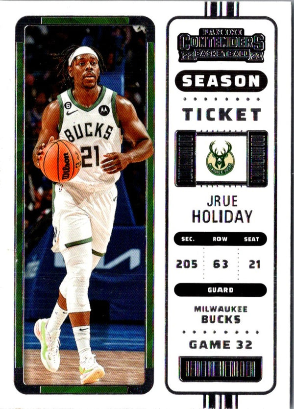 2022 Panini Contenders Season Ticket Jrue Holiday #49