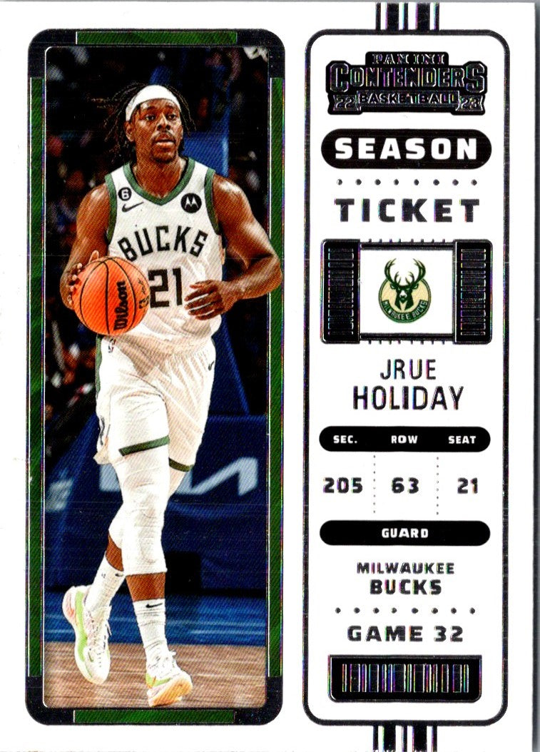 2022 Panini Contenders Season Ticket Jrue Holiday