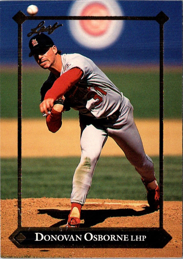 1992 Leaf Gold Rookies Donovan Osborne #BC-19
