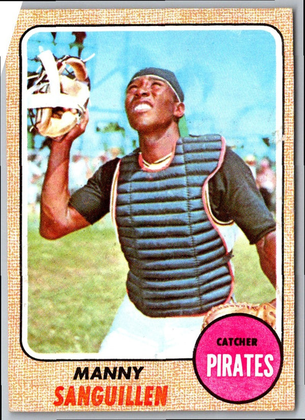 1968 Topps Manny Sanguillen #251 Rookie