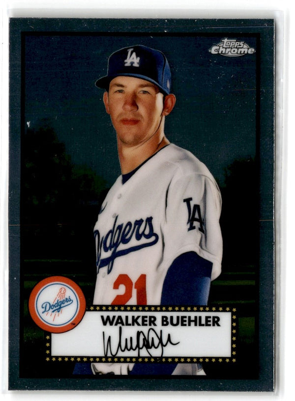 2021 Topps Chrome Platinum Anniversary Walker Buehler #183