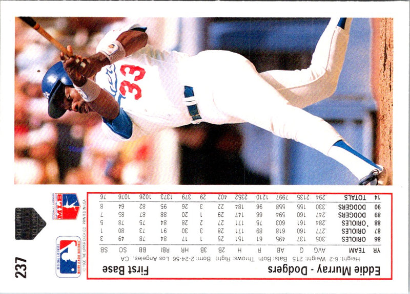 1991 Upper Deck Eddie Murray