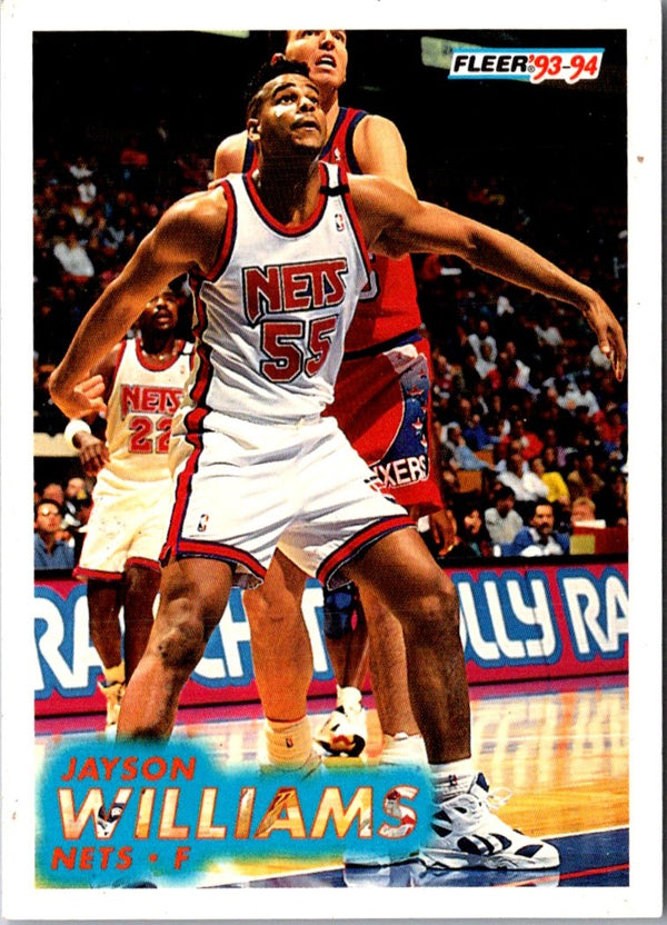 1993 Fleer Jayson Williams #339