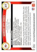 2011 Topps Kansas City Chiefs (Matt Cassel and Offensive Line)