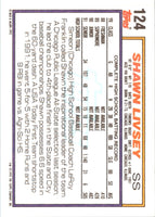 1992 Topps Shawn Livsey #124 Rookie