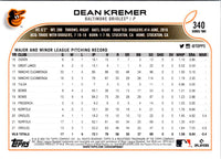 2022 Topps Dean Kremer #340