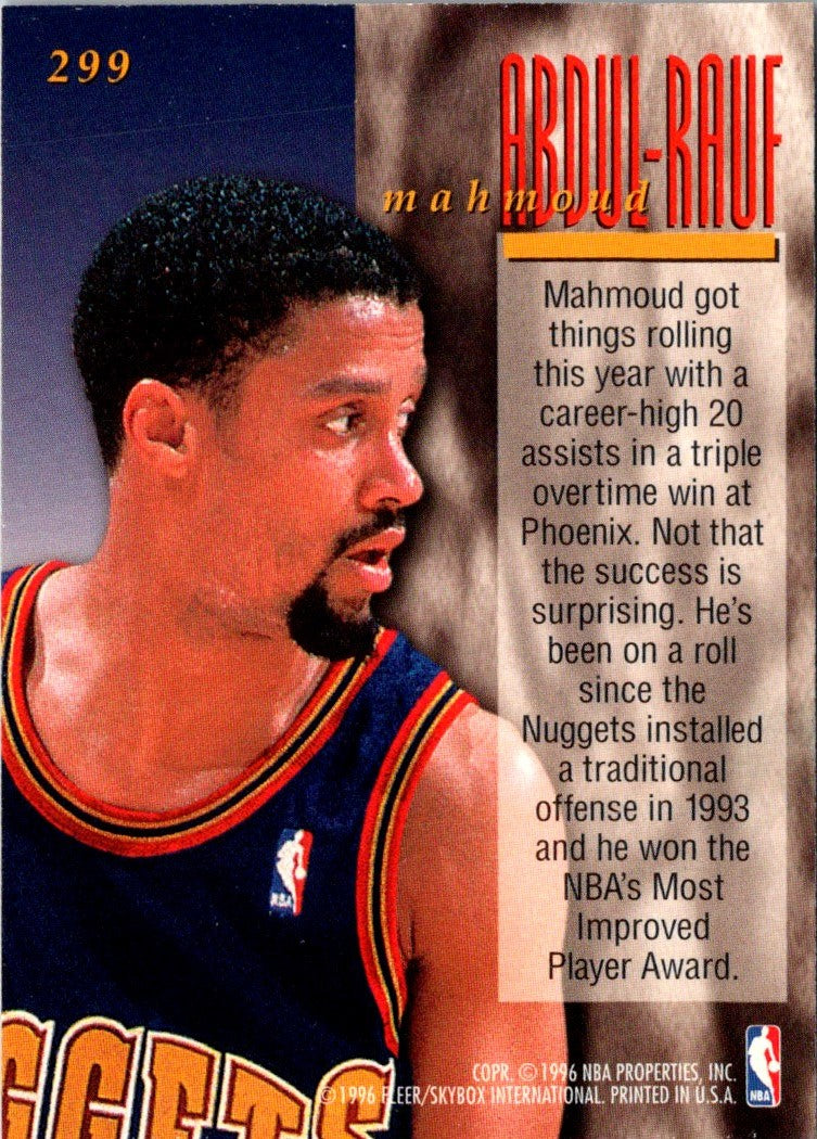1995 Ultra Mahmoud Abdul-Rauf