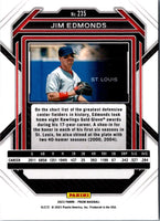 2023 Panini Prizm Blue Ice Jim Edmonds #235
