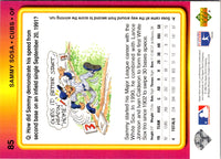 1993 Upper Deck Fun Pack Sammy Sosa #85