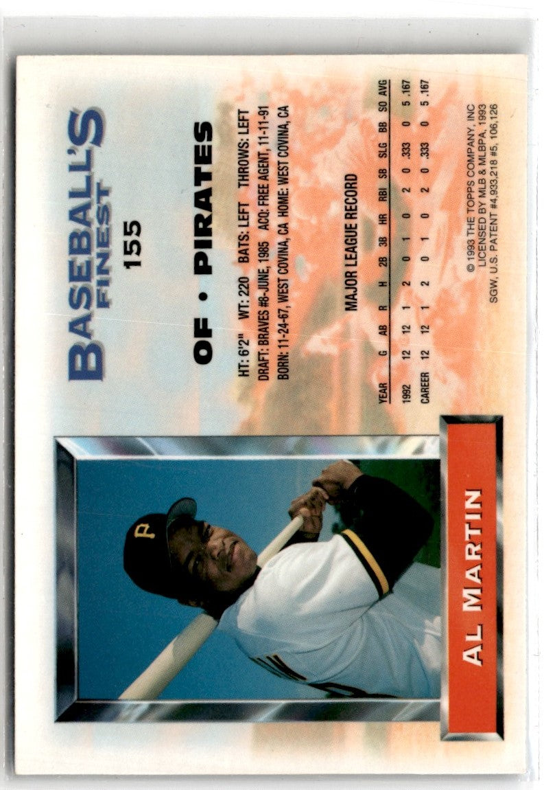 1993 Finest Al Martin