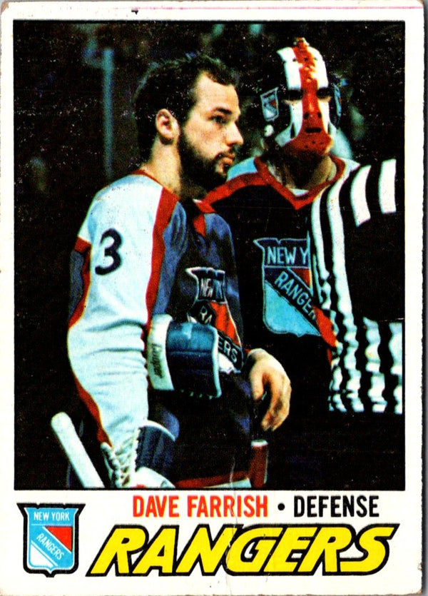 1977 Topps Dave Farrish #179 Rookie