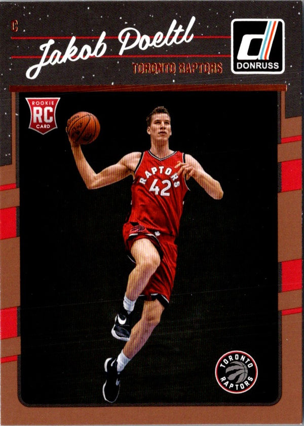 2016 Donruss Orange Holo Laser Jakob Poeltl #159