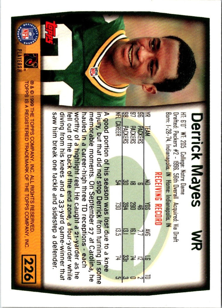 1999 Topps Derrick Mayes